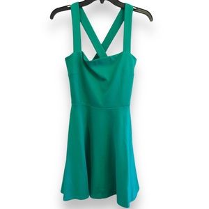 Zara Green A-Line Dress